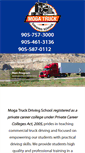 Mobile Screenshot of mogatruckdrivingschool.com